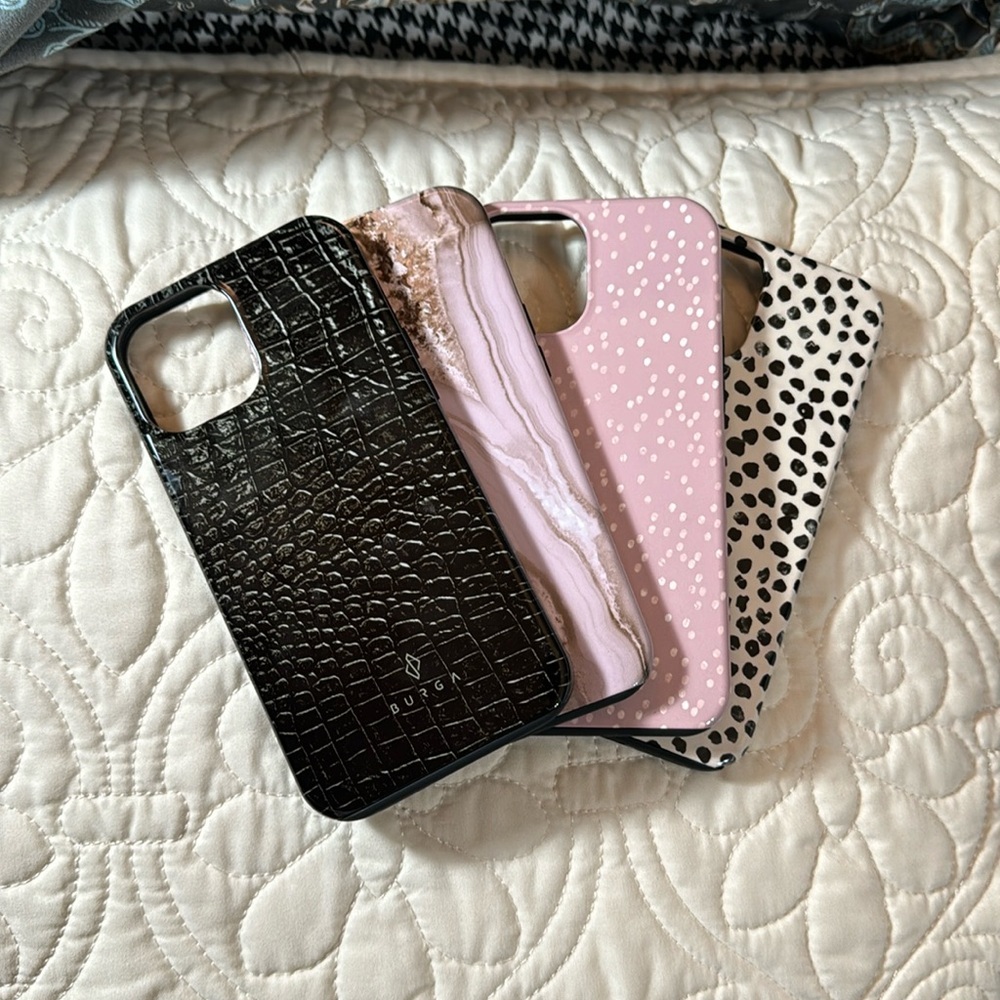 Set of 4 Burga IPhone 12 Cases